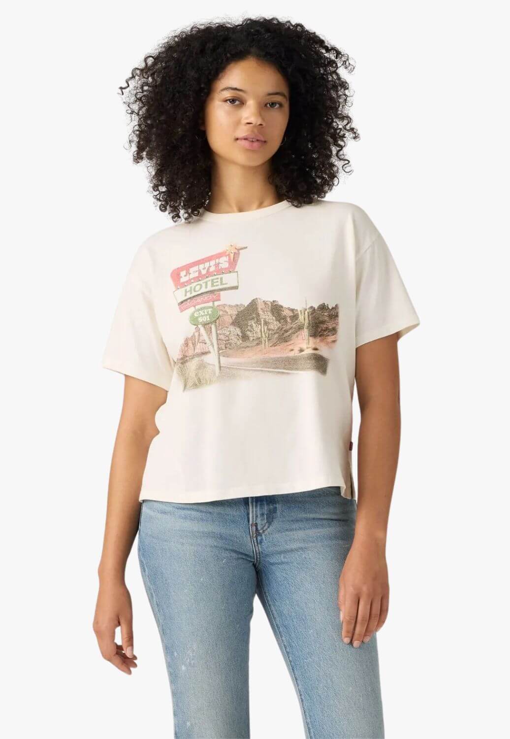 Levis Womens Hotel Graphic T-Shirt