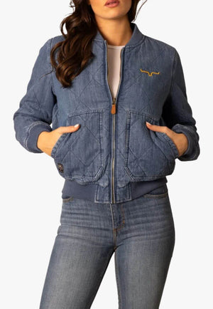 Kimes Ranch Womens Marinos Bomber Jacket