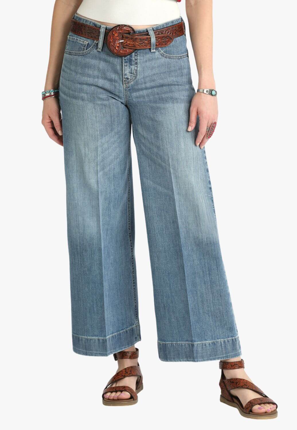 Cruel Girl Womens Hannah Moderate Rise Crop Jean