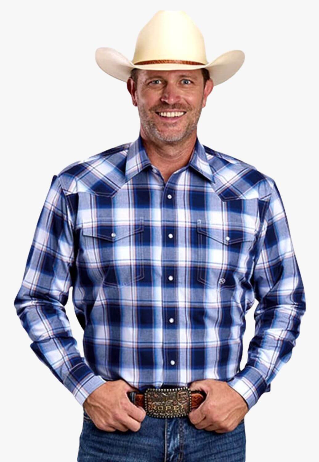 Roper Mens Amarillo Long Sleeve Shirt