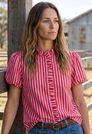 Black Colt Clothing Womens Laura Short Sleeve Shirt