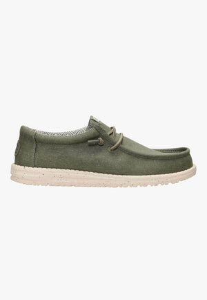 Hey Dude Mens Wally Stretch Canvas Shoe