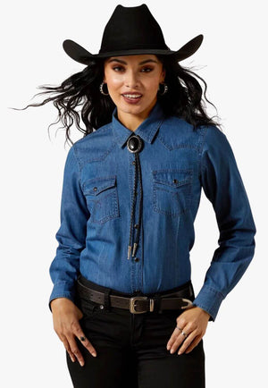 Ariat Womens Snap Button Long Sleeve Shirt