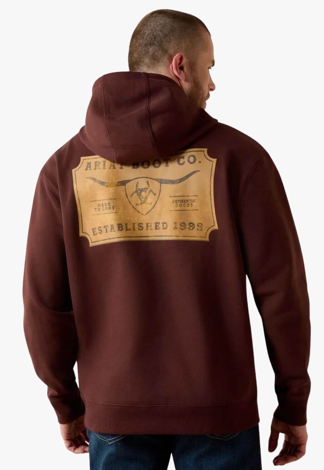 Ariat Mens Sheild Steerhead Hoodie