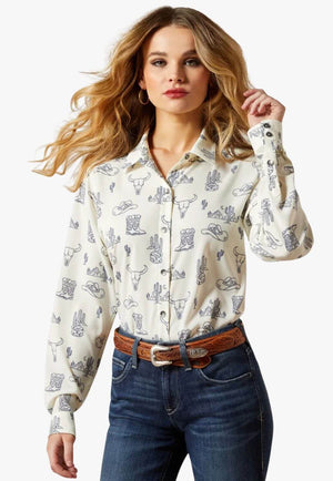 Ariat Womens Homestyle Long Sleeve Shirt
