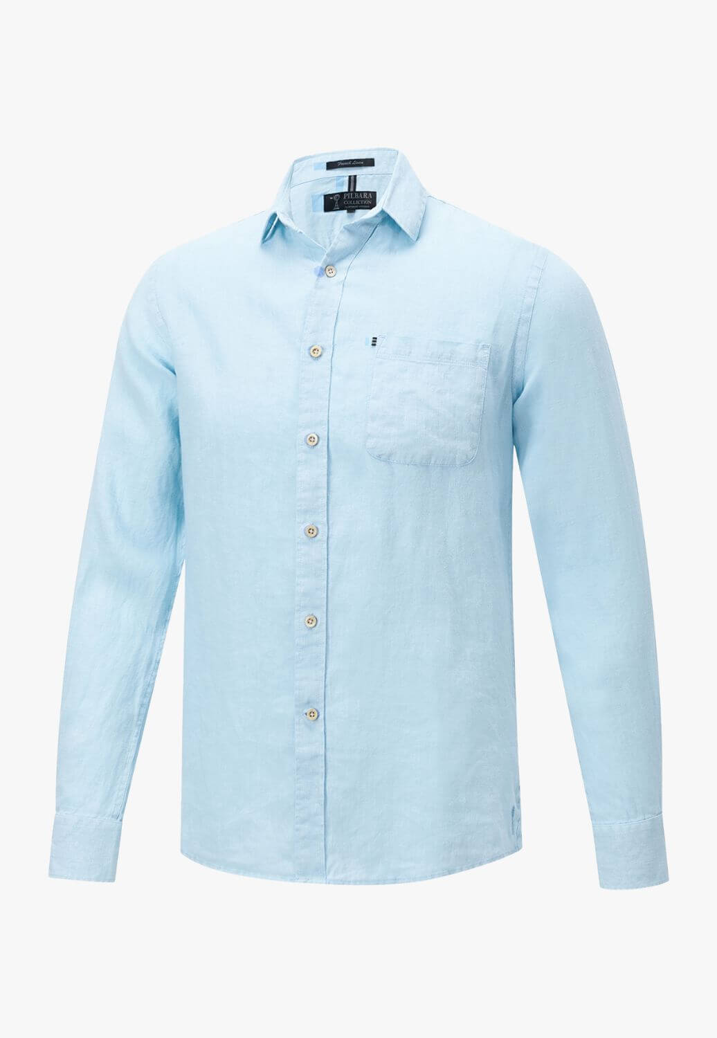 Pilbara Mens Linen Long Sleeve Shirt