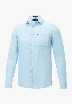 Pilbara Mens Linen Long Sleeve Shirt