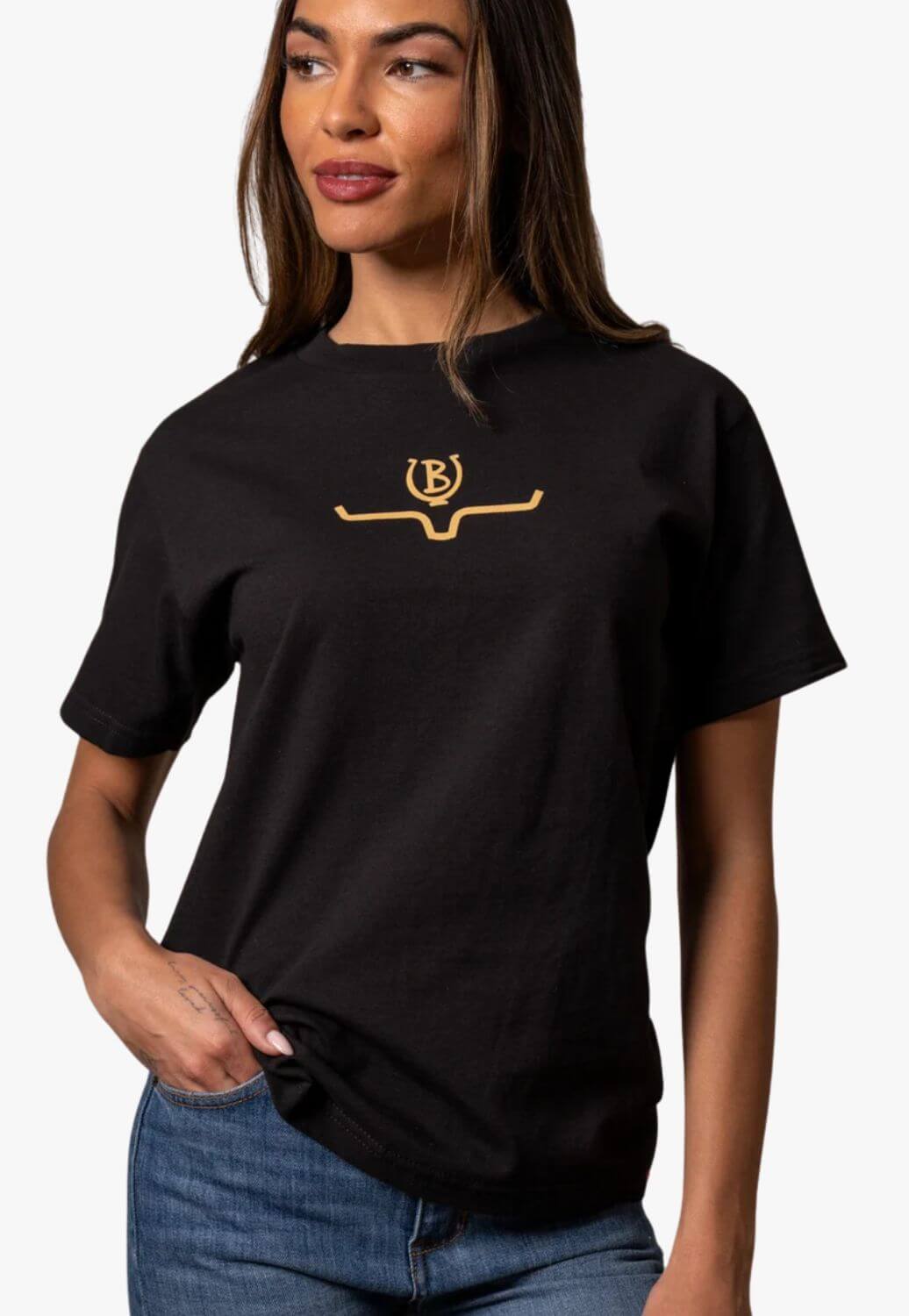 Kimes Ranch Womens Lucky B Saddle T-Shirt
