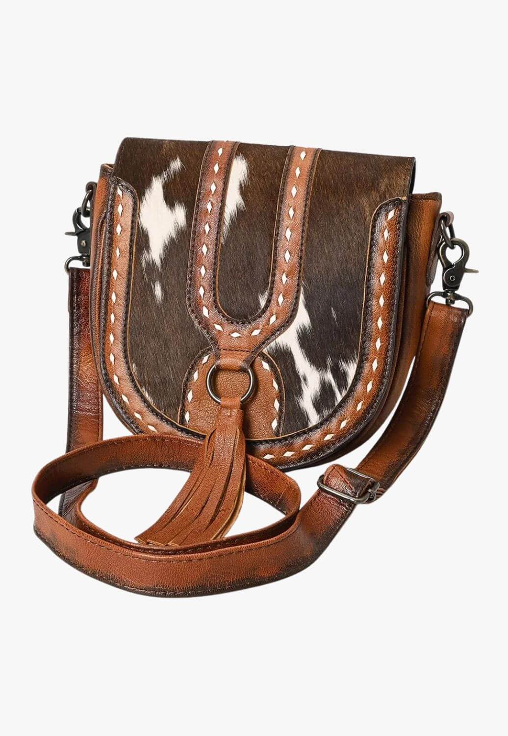 American Darling Western Cowhide Cross Body Bag