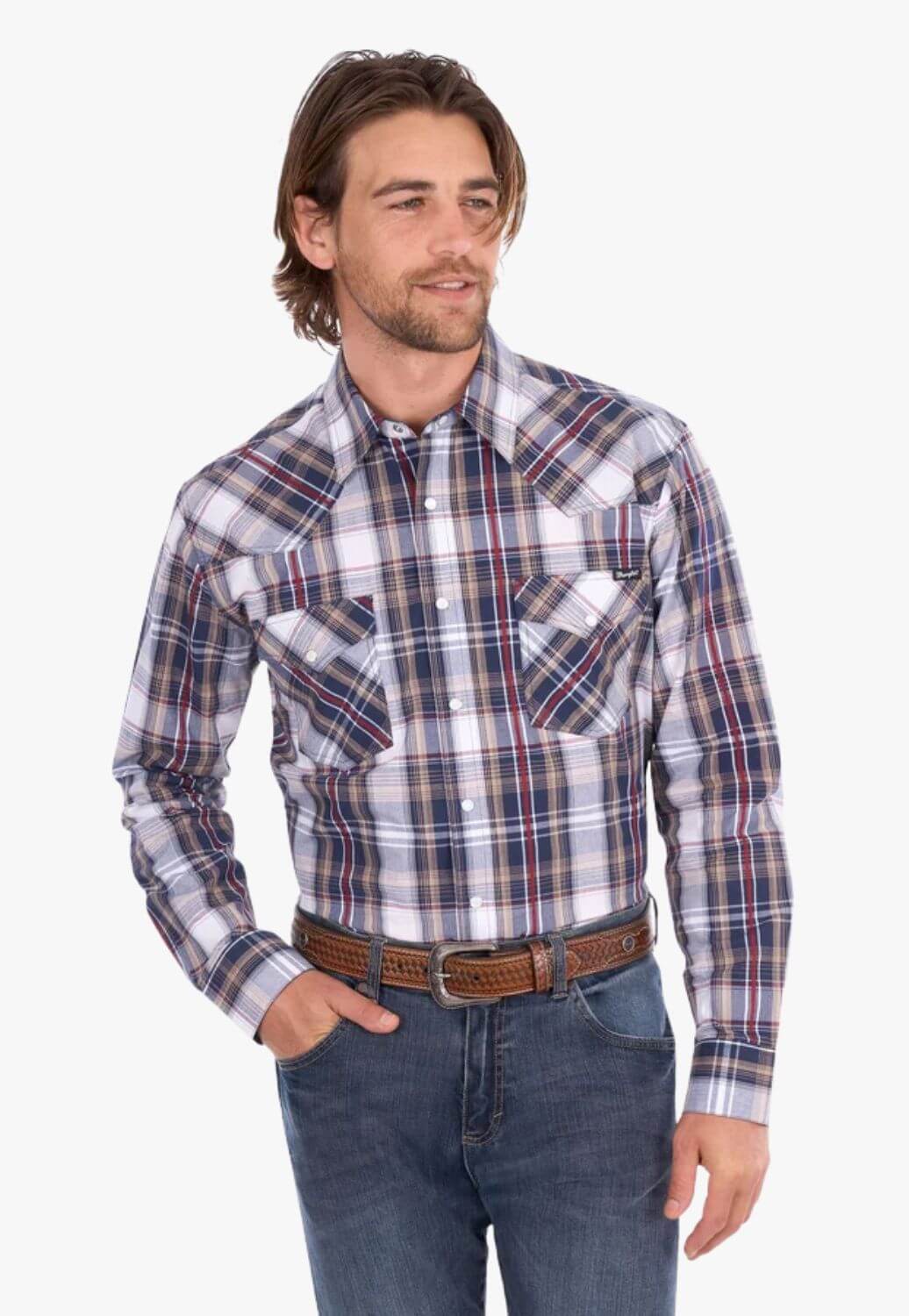 Wrangler Mens Shaun Long Sleeve Shirt