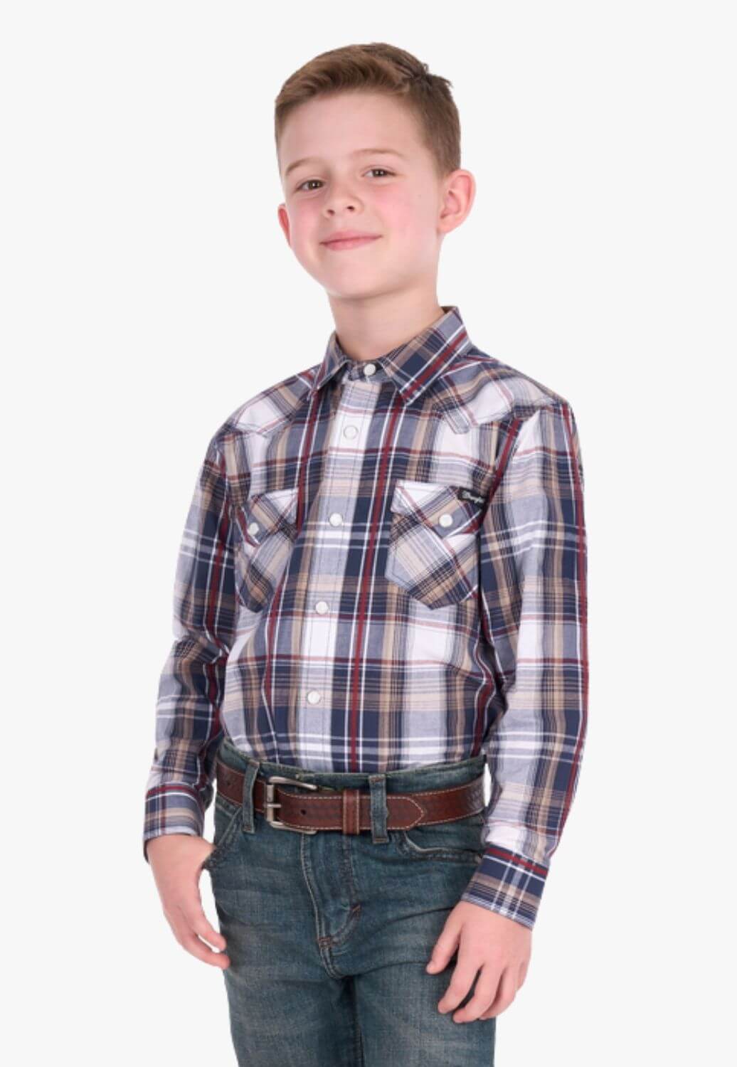 Wrangler Boys Shaun Long Sleeve Shirt