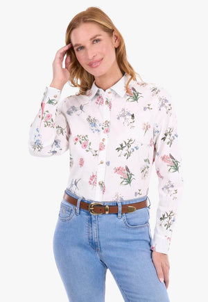 Thomas Cook Womens Mona Long Sleeve Shirt Pink Floral 8