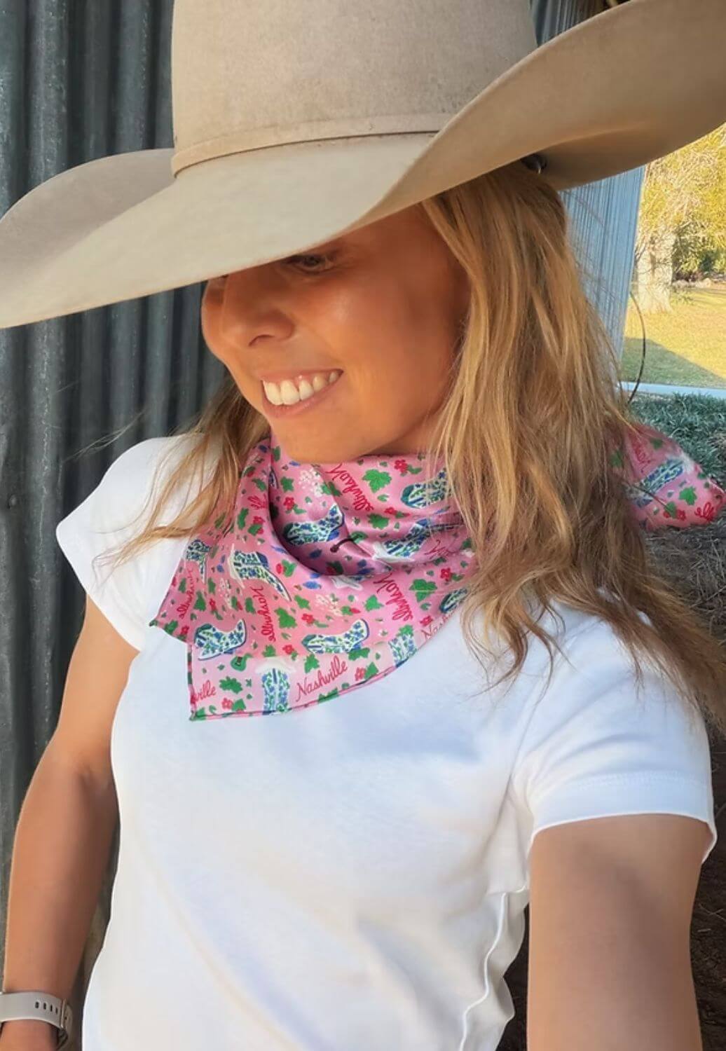 Treasure Chest Co Womens Nashville Silk Scarf