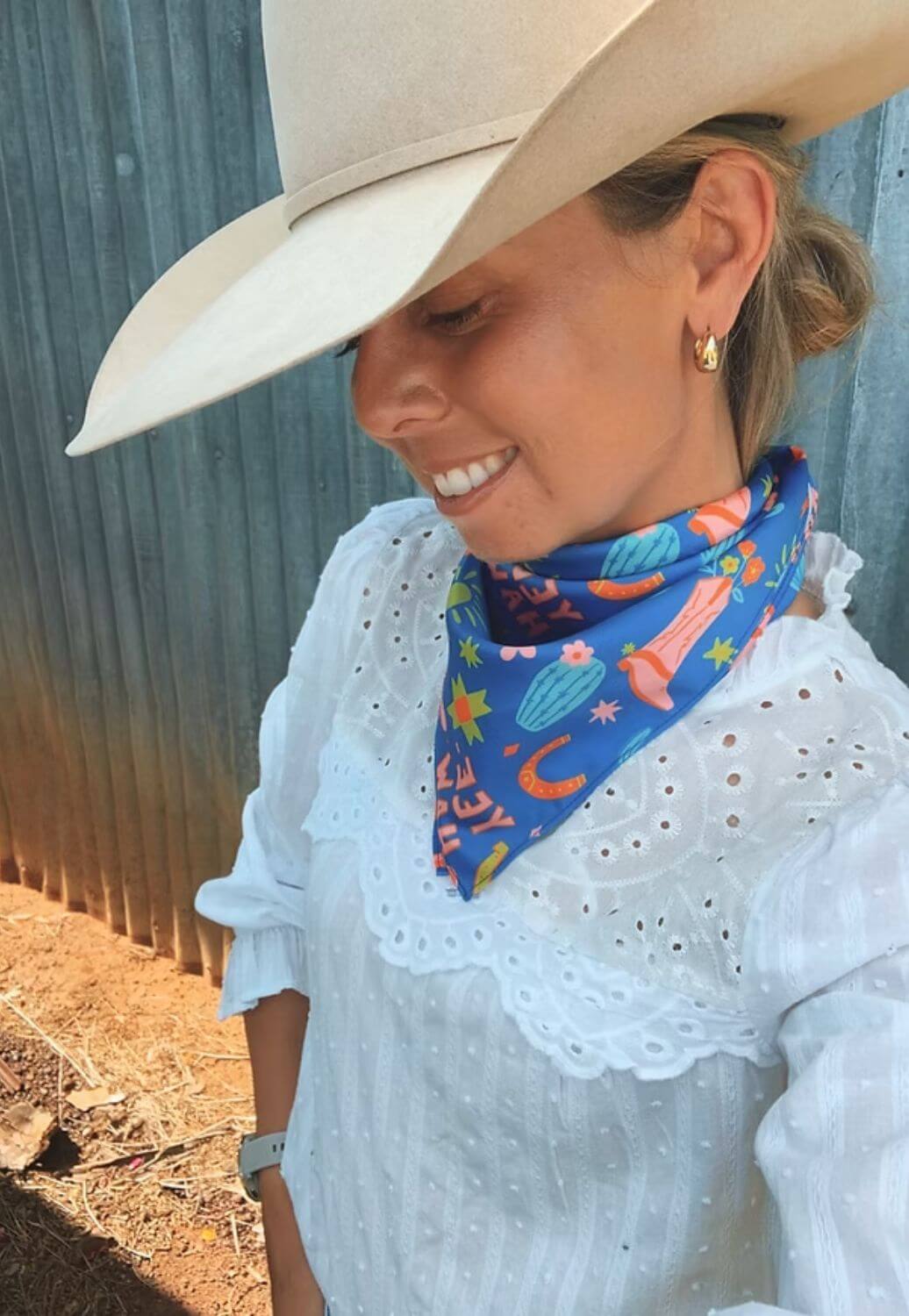 Treasure Chest Co Western Silk Scarf
