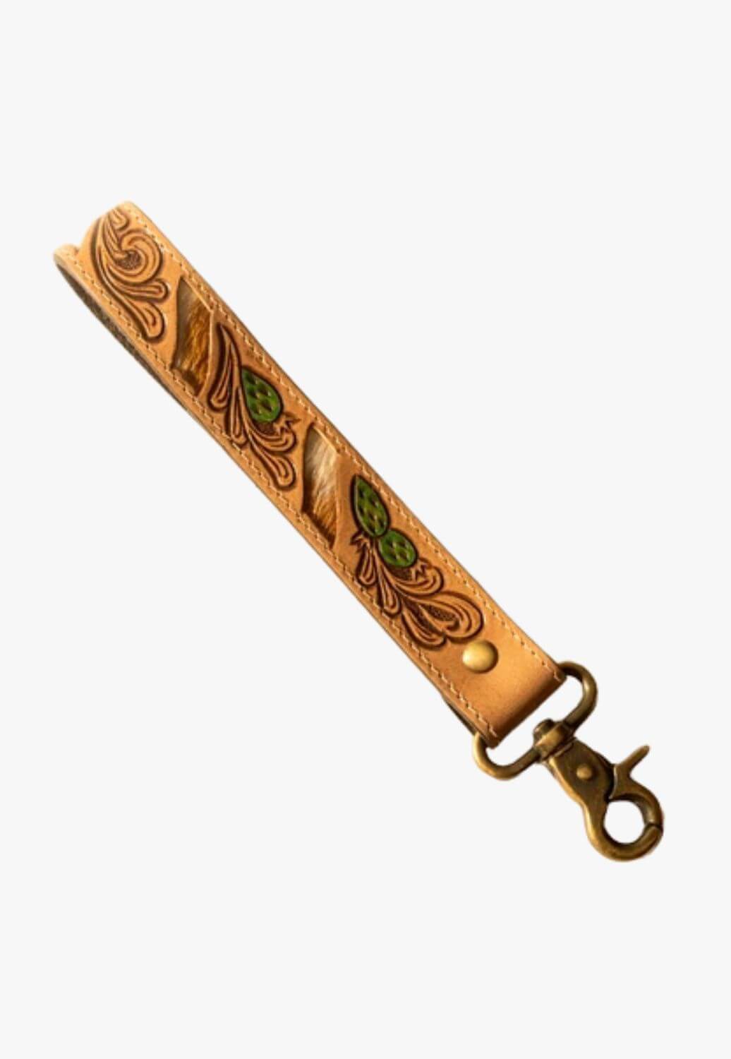 Myra Wildvine Pony Handtooled Key Fob