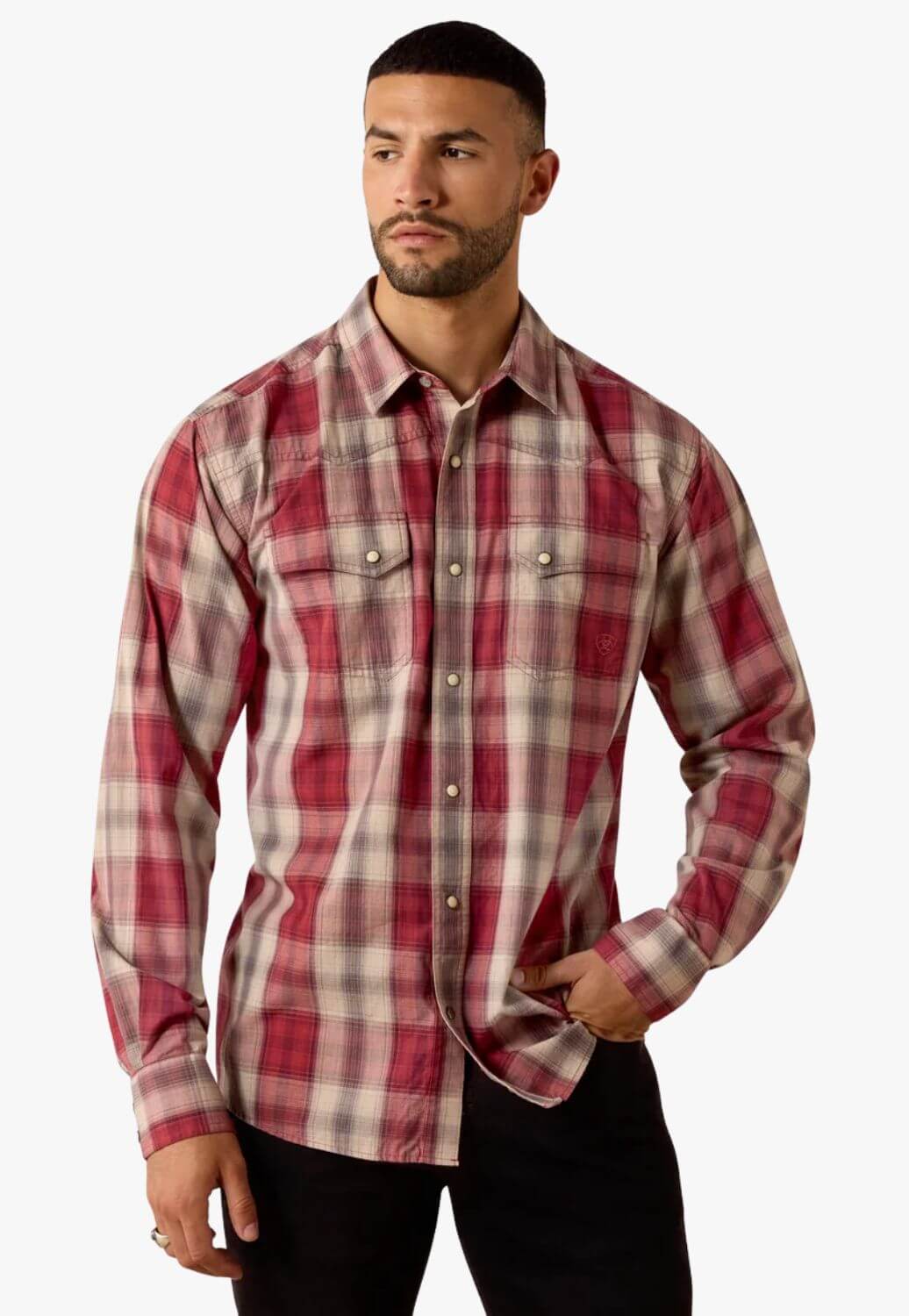 Ariat Mens Hawthorne Long Sleeve Snap Shirt