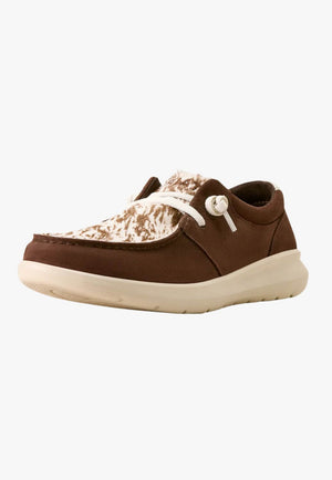 Ariat Womens Speckled Cow Print Hilo Shoe