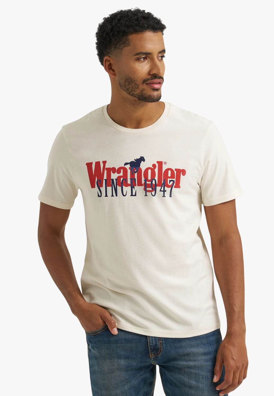 Wranglers Mens Logo Graphic T-Shirt