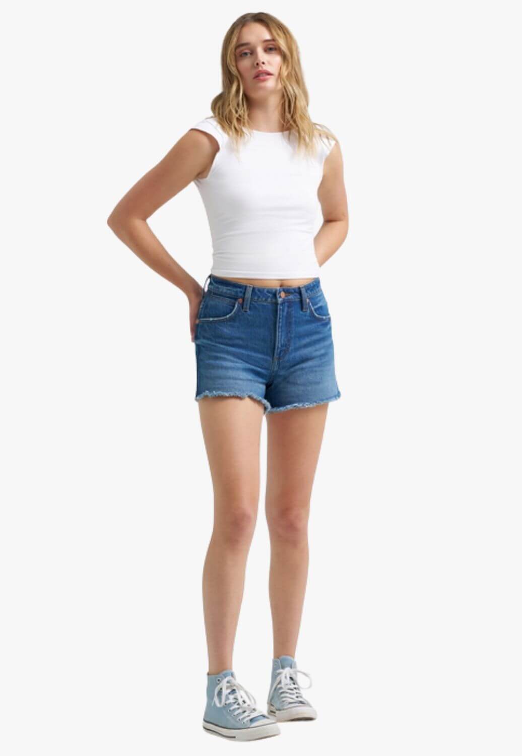 Wrangler Womens High Rise Shorts