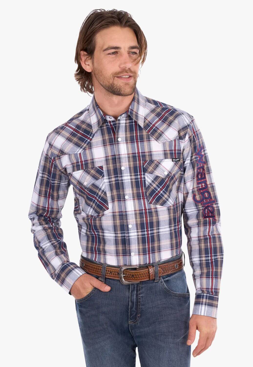Wrangler Mens Shaun Long Sleeve Shirt