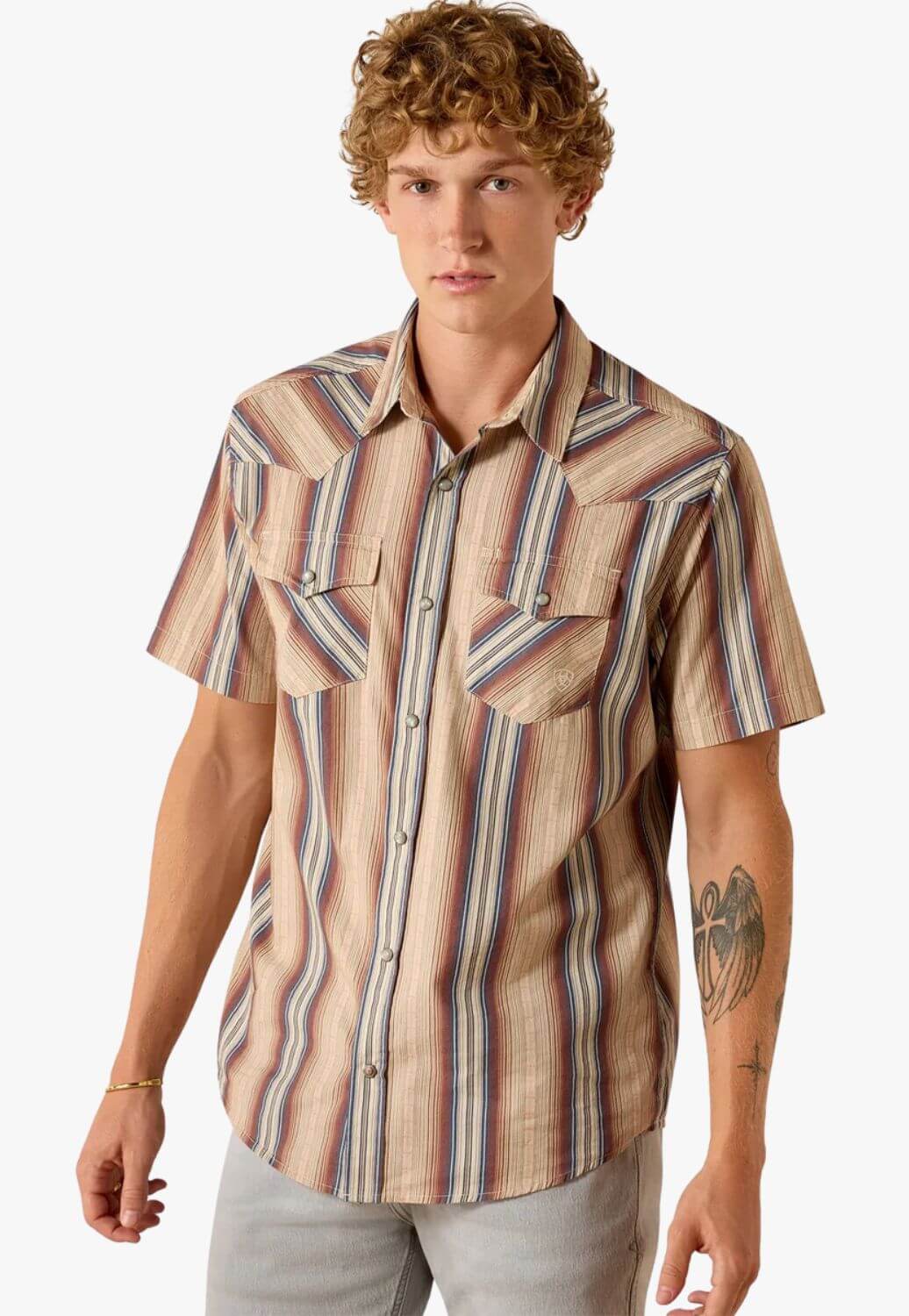 Ariat Mens Haver Short Sleeve Snap Shirt