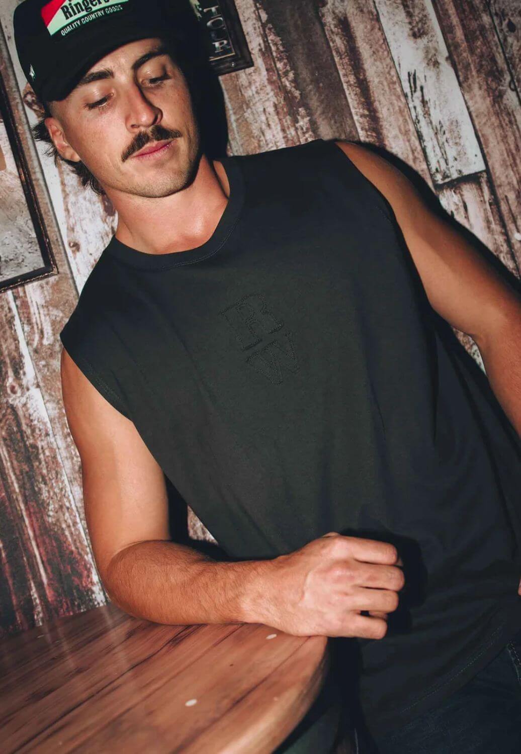 Ringers Western Mens Southern Stitch Tank