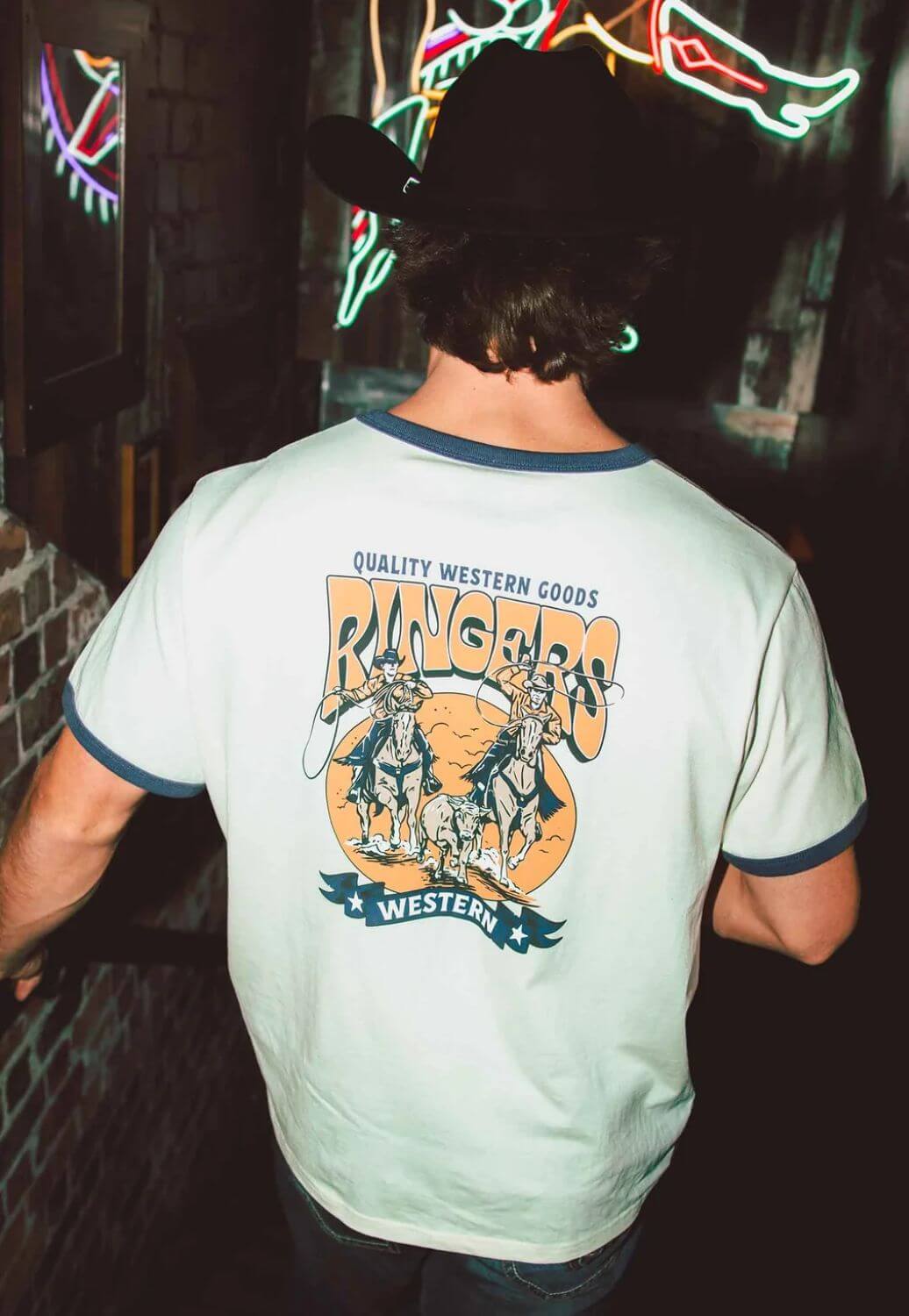 Ringers Western Mens Dust and Ropes T-Shirt