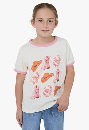 Ringers Western Girls Cross My Boots T-Shirt