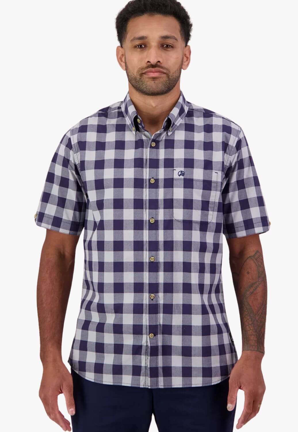 Swanndri Mens Rings Beach Short Sleeve Shirt