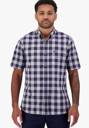 Swanndri Mens Rings Beach Short Sleeve Shirt