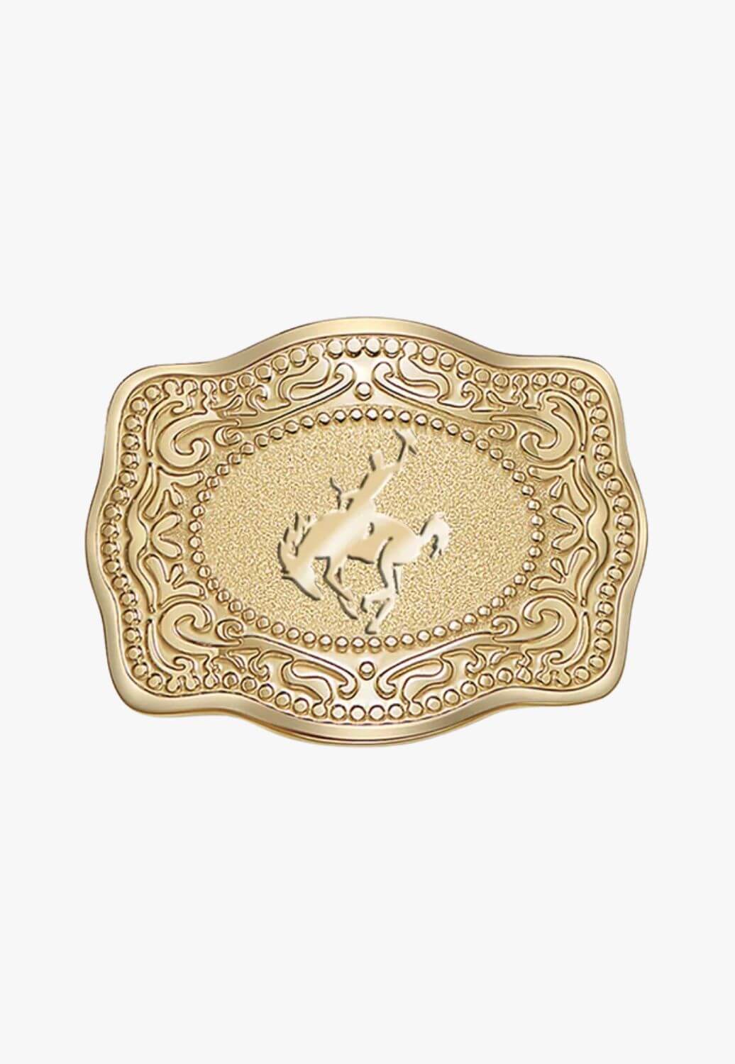 SpurWest Mini Bronco Belt Buckle Hatpin
