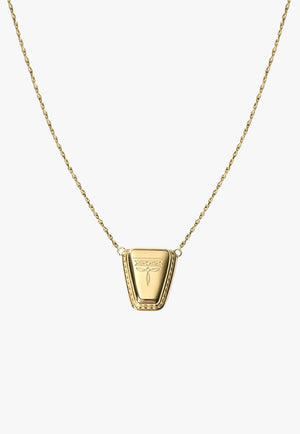 SpurWest Dallas Square Toe Necklace