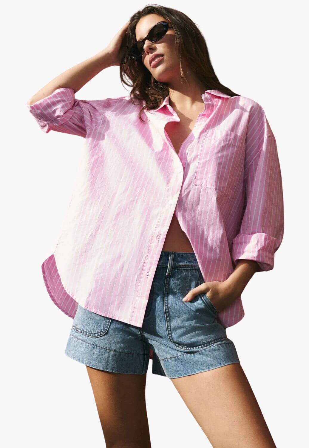 Stories Be Told Womens Oversized Boyfriend Shirt