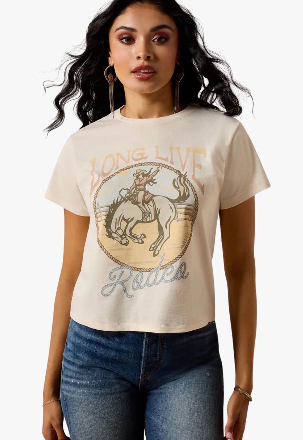 Ariat Womens Long Live Rodeo T-Shirt