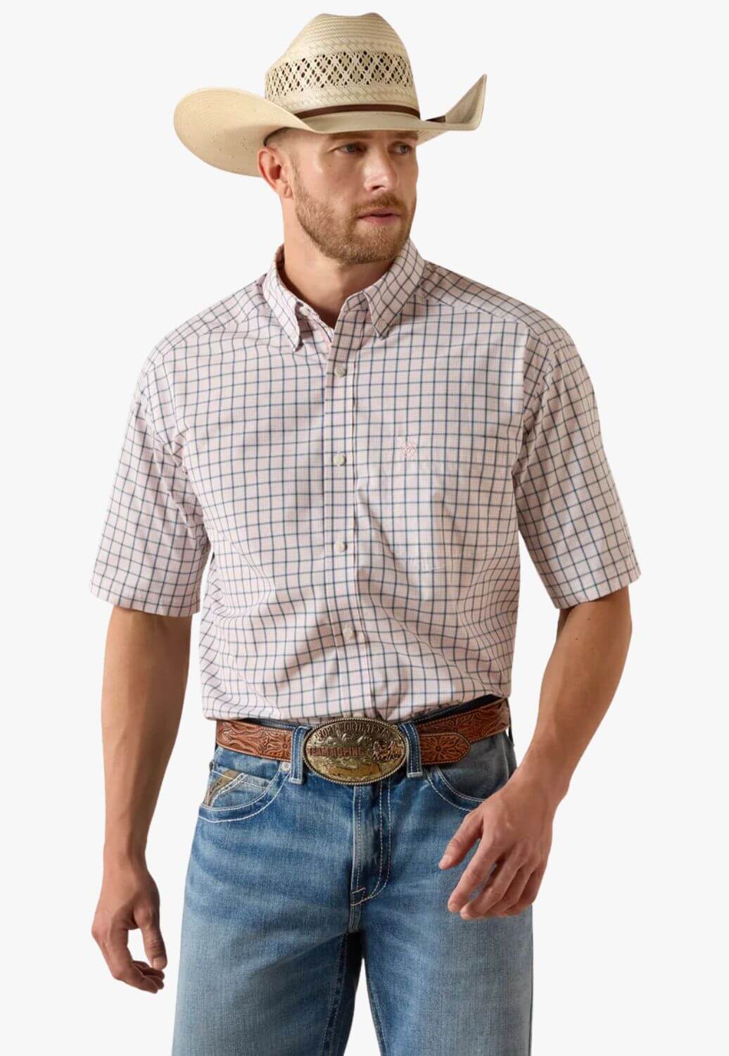 Ariat Mens Pro Series Tex Short Sleeve Shirt