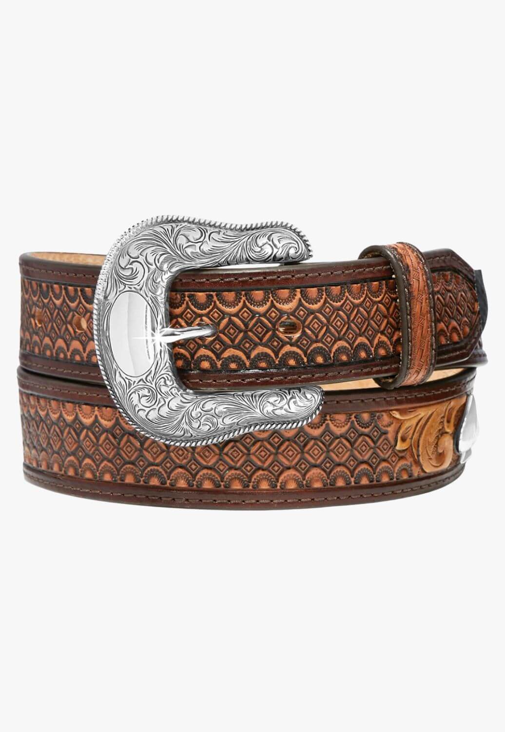 Tony Lama Mens High Roller Western Belt