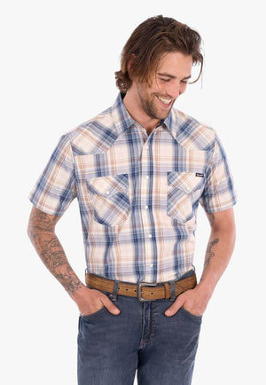 Wrangler Mens Adrian Short Sleeve Shirt