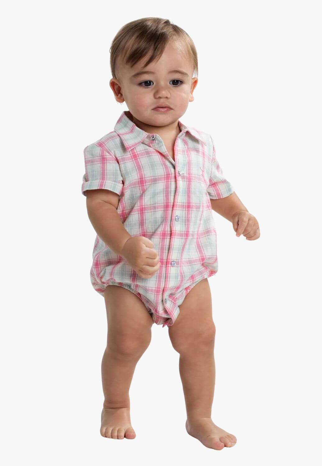 Just Country Infant Frankie Full Button Jumpsuit