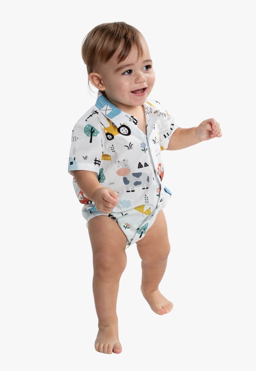 Just Country Infant Frankie Full Button Jumpsuit