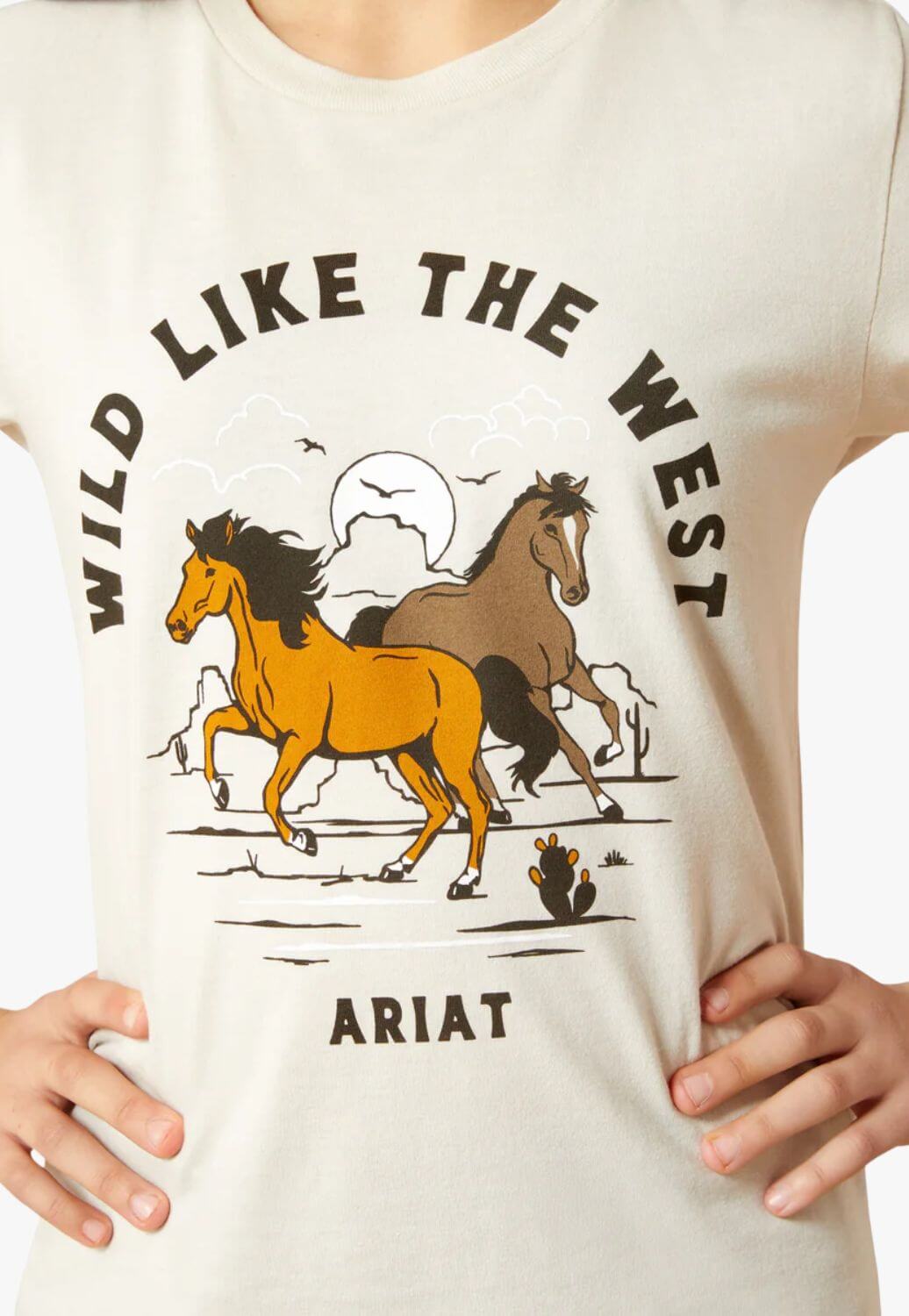 Ariat Girls Wild Like The West T-Shirt