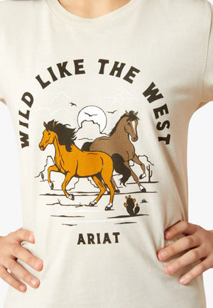 Ariat Girls Wild Like The West T-Shirt