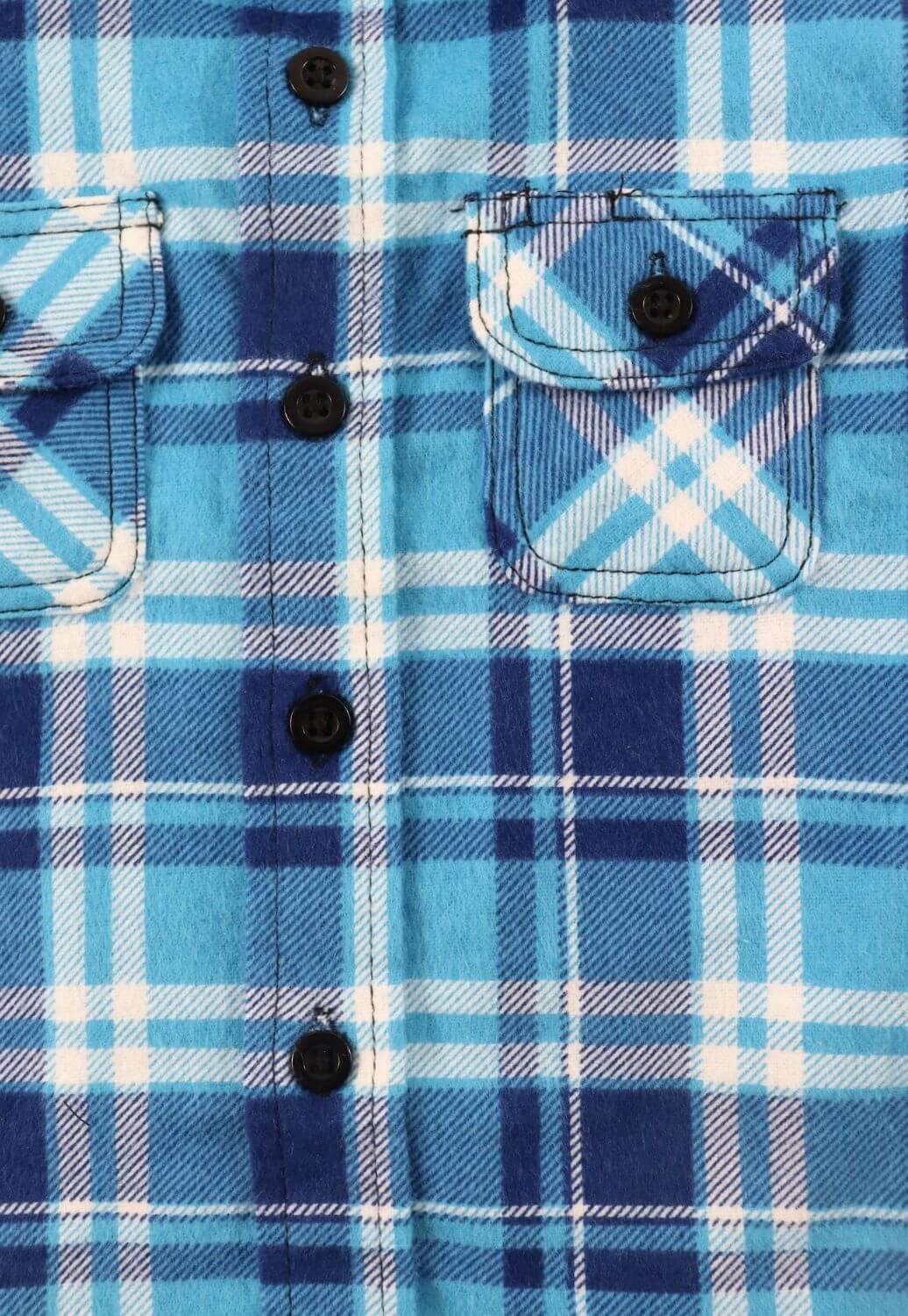 Pilbara Kids Open Front Flannelette Shirt