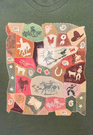 WTCo XOXO Art Womens Antique Quilt T-Shirt
