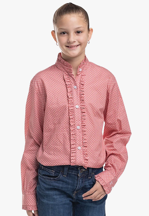 Just Country Girls Gracie Frills Full Button Shirt