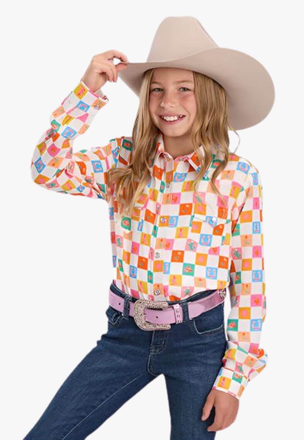 Roper Girls Five Star Collection Long Sleeve Shirt