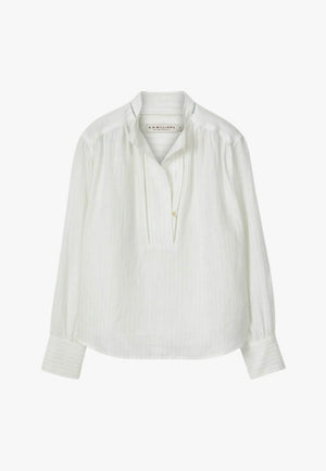 R.M. Williams Womens Lawrie Linen Stripe Shirt