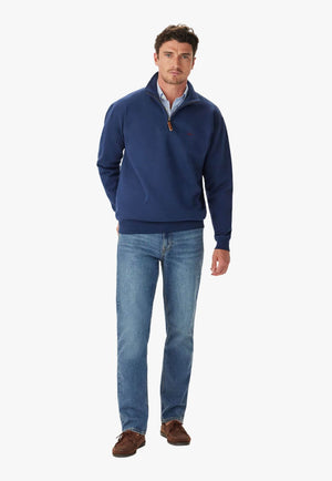 R.M. Williams Mens Mulyungarie 1/4 Zip Sweatshirt