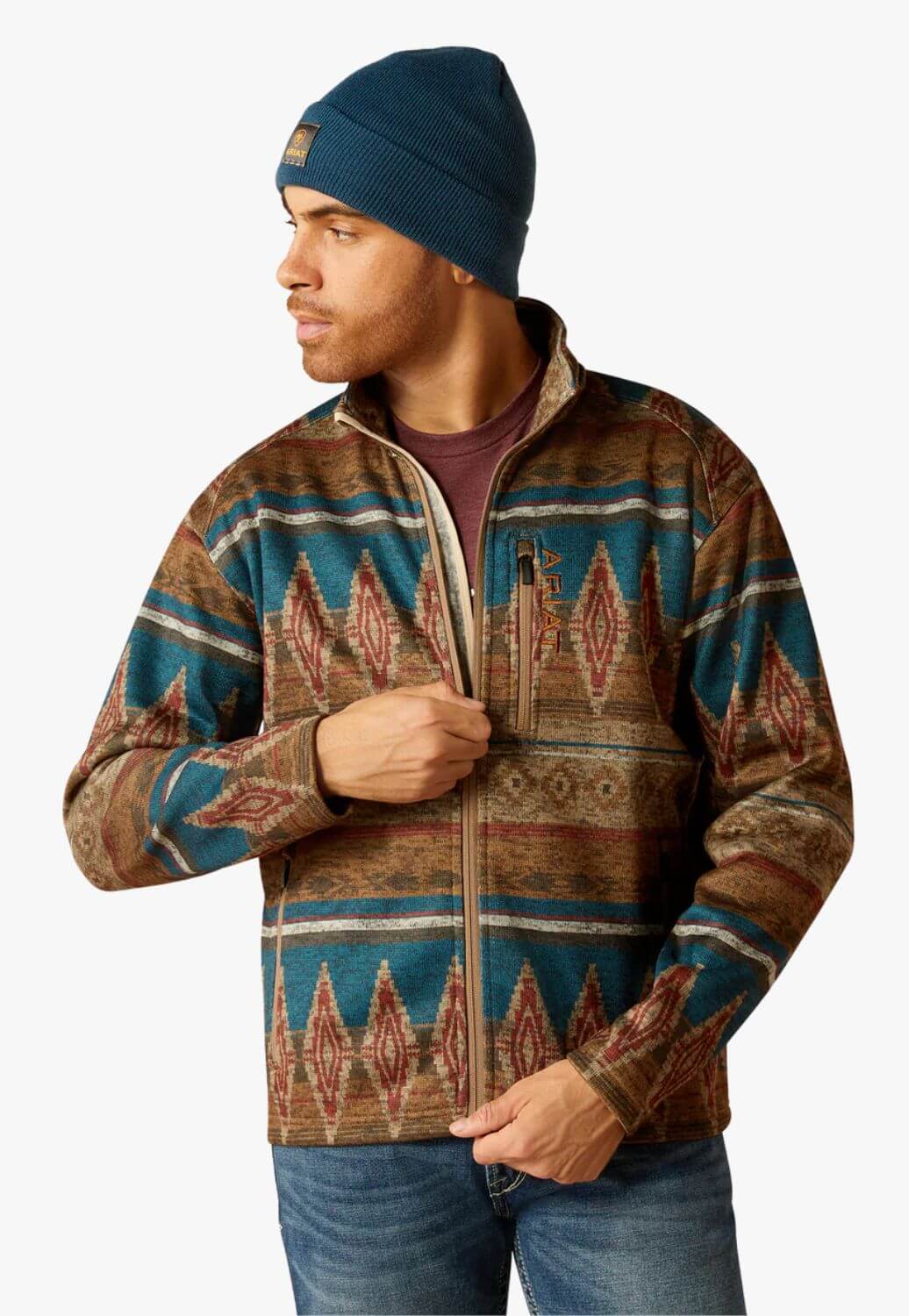 Ariat Mens Caldwell Southwest Print Sweater