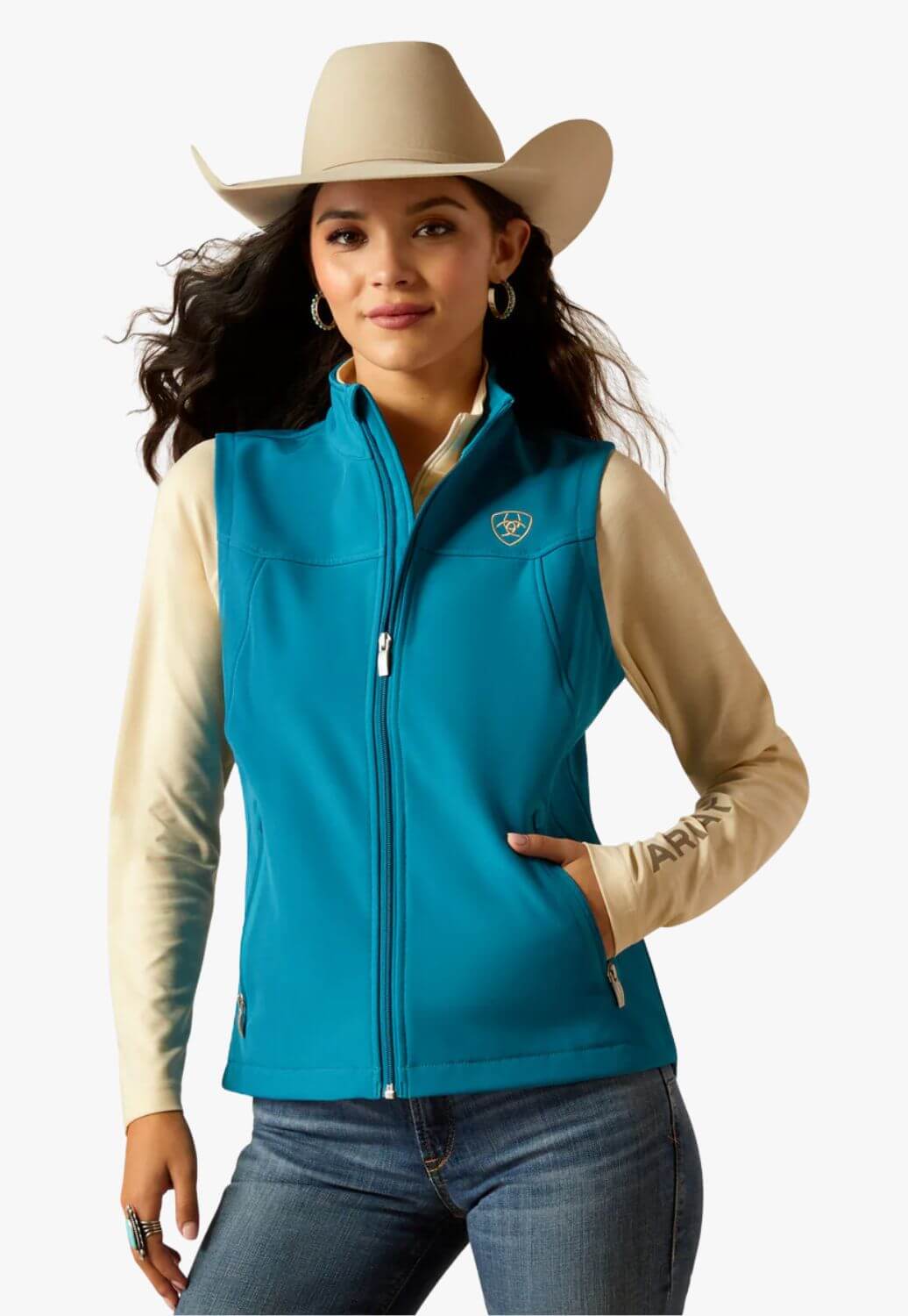 Ariat Womens New Team Softshell Vest