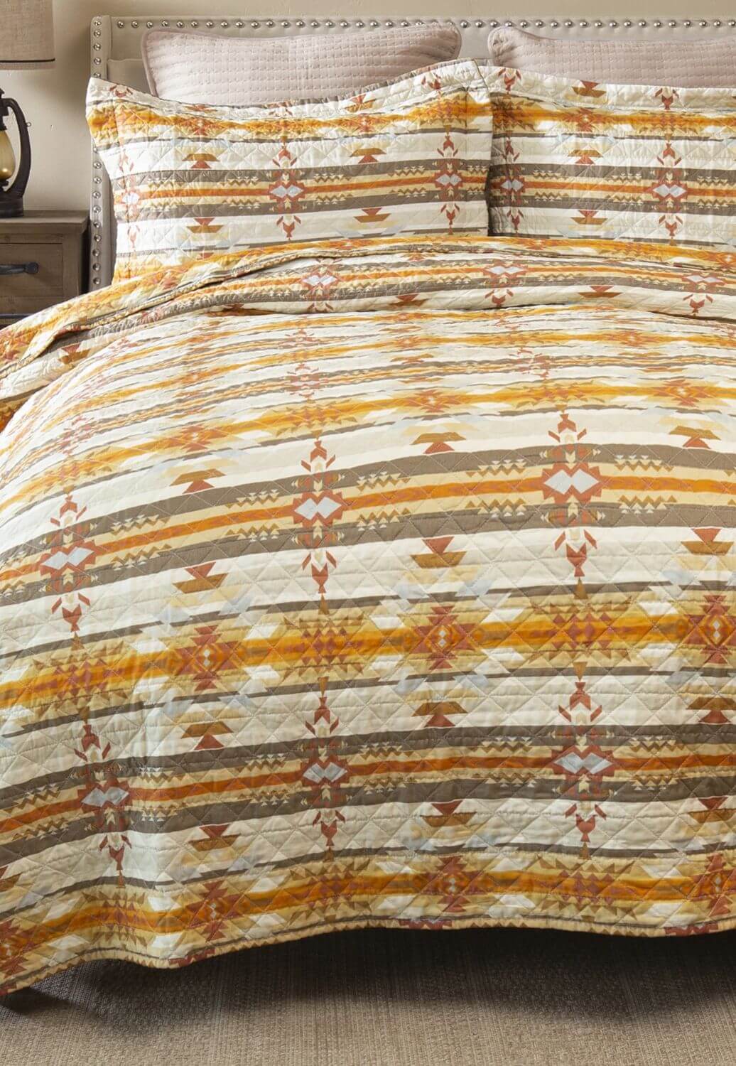 Wrangler Amarillo Sunset Southwestern Quilt Set - Single